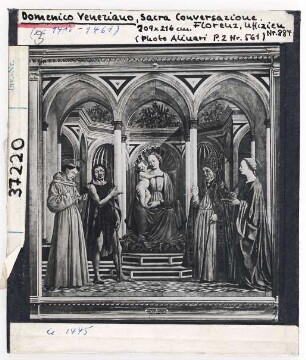 Domenico Veneziano: Sacra Conversazione, Florenz, Uffizien