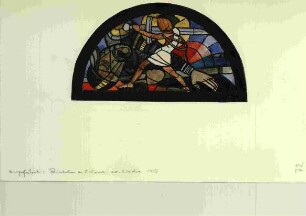 Entwurf für ein Glasfenster in der Evangelischen Kirche in Rinteln