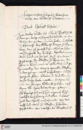 Folgen mehrere Zeugnus Vornehmer Leuthe, von Albrecht Dürern