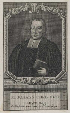 Bildnis des Iohann Christoph Schwedler
