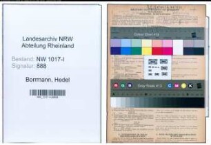 Entnazifizierung Hedel Borrmann , geb. 21.09.1919 (Stenotypistin)