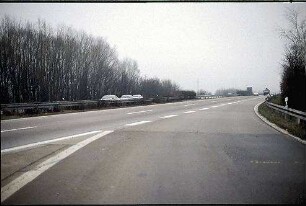 Einfahrt West zu Hauptfahrbahn West (Karlsruhe Richtung Basel)