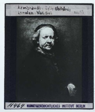 Rembrandt, Selbstbildnis im Alter von 63 Jahren (London NG 221)
