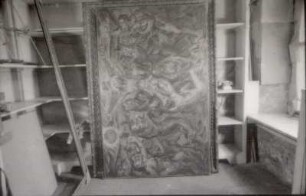 Kreuzigung : Kreuzigung. Ölgemälde (wohl 1947/1958; M. E. Nicola)