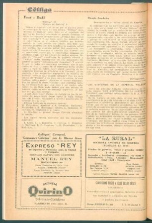 Foot-Ball : "Céltiga" 12 [:] "Correo de Galicia" 0