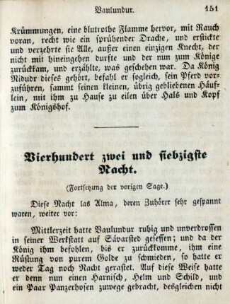 Vierhundert zwei und siebzigste Nacht