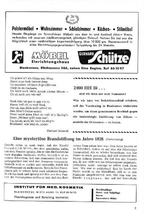 Eine mysteriöse Brandstiftung im Jahre 1826 : (Fortsetzung)