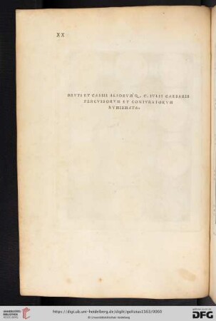 Brvti et Cassii aliorvm'q. C. Ivlii Caesaris percvssorvm et conivratorvm nvmismata