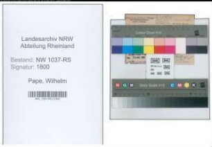 Entnazifizierung Wilhelm Pape , geb. 00.00.0000 (Steuerassistent)