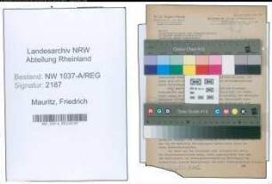 Entnazifizierung Friedrich Mauritz , geb. 00.00.0000 (Ingenieur)