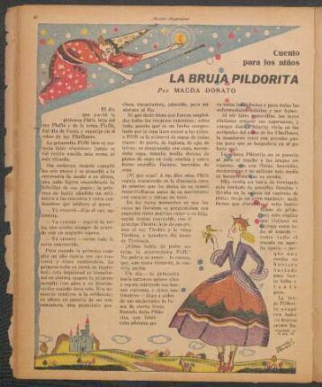 La bruja pildorita : Cuento para los niños