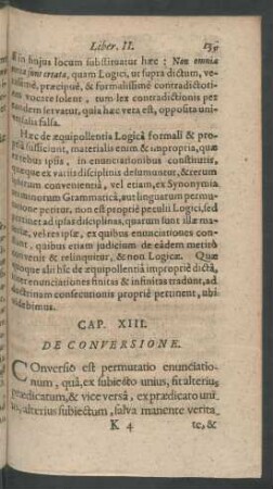 Caput XIII. De Conversione.