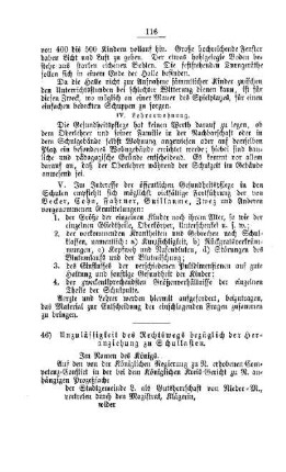 Unzulässigkeit des Rechtswegs bezüglich der Heranziehung zu Schullasten : [V. Elementarschulwesen]
