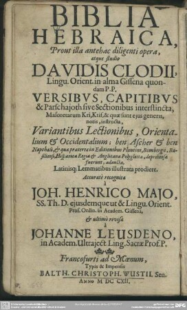 Biblia Hebraica