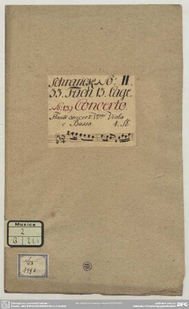 Quartets - Mus.2-Q-21,4 : vl, vlc, fl, bc - B|b; TWV deest