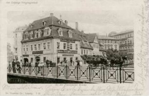 An der Frankfurter Brücke [Aus Leipzigs Vergangenheit]