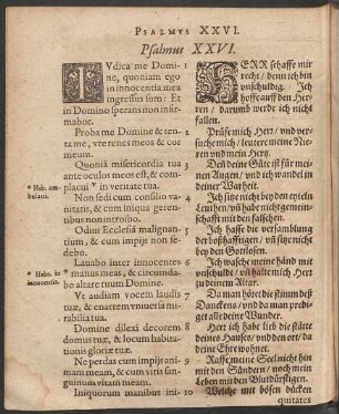 Psalmus XXVI.