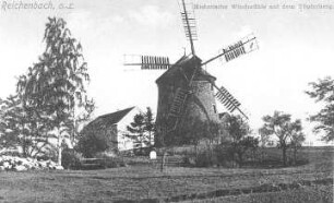 Reichenbach/O.L.. Windmühle auf dem Töpferberg, Repro