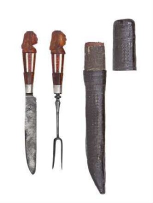 Messer und Gabel in Etui, L.064a-c