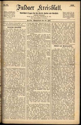 Ausgabe vom Samstag, den 17. Juli 1880.