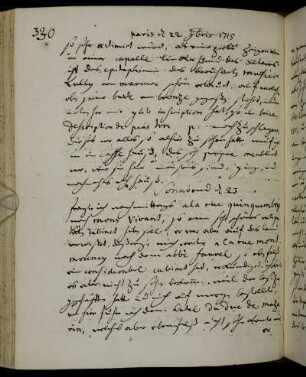 Paris 22. - 28. November 1715