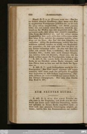 Zum Neunten Buch.
