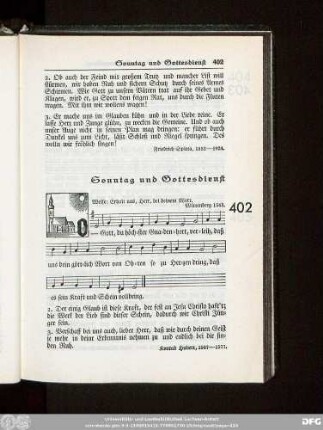 Sonntag und Gottesdienst