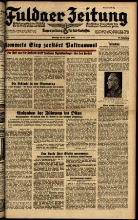 Ausgabe vom Montag, den 15. Juni 1942.