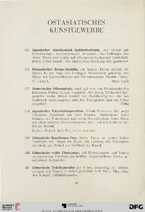 Ostasiatisches Kunstgewerbe (Nr. 515-552)