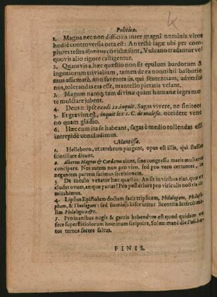Mantissae.