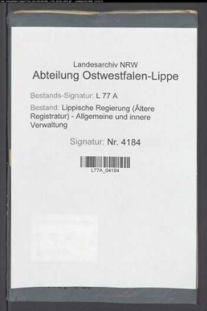Gemeinheitsteilung des Dorfes Brake