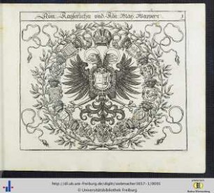 Röm. Kayserliche und Kön. May. Wappen - Herren und Freyherrn.