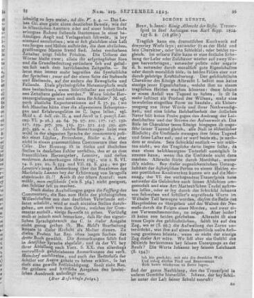 [Kopp, K.]: König Albrecht der Erste. Bern: Jenni 1824
