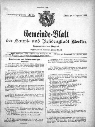 1898,53: No. 53, 18. Dezember 1898