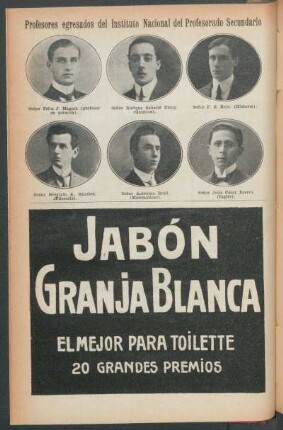 Profesores egresados del Instituto Nacional del Profesorado Secundario - [Retratos]