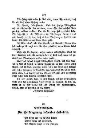 22. Preis-Aufgabe