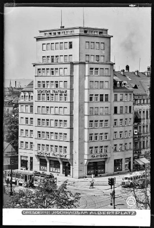Dresden-Neustadt, Hochhaus am Albertplatz
