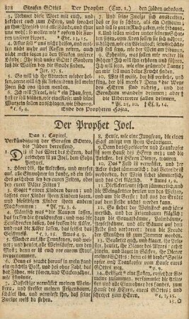 Der Prophet Joel