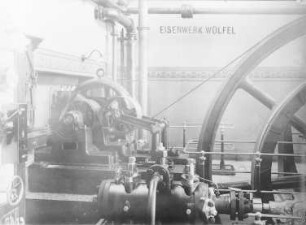 Spannrollentrieb für einen Kompressor (Wülfel, Hannover) : Technikgeschichte | Maschinenbau | Maschinenelemente | Transmissionen, Getriebe