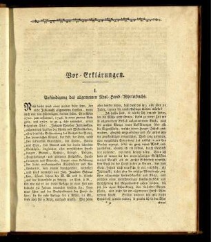 Vor-Erklärungen.