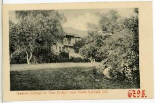 Santa Barbara. Outlook Cottage at "San Ysidro" near Santa Barbara