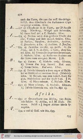 Afrika (Nr. 693-713)