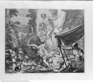 Raccolta de' quadri ... posseduti da S.A.R. Pietro Leopoldo, Florenz 1778, Tafel 68: Auferstehung Christi