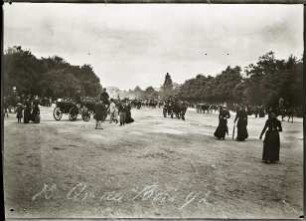 Paris. Avenue du Bois (heute Avenue Foch)