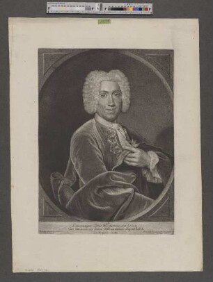 [Bildnis des Johann Friedrich Bachoff von Echt] : [L. B. Bachov. Jun. ]