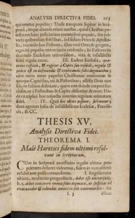 165-172, Theorema I