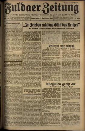 Ausgabe vom Donnerstag, den 05. Dezember 1935.