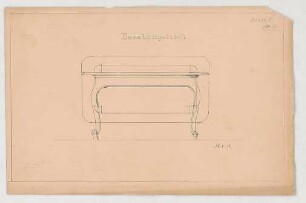 Thiersch, Friedrich von; München; Justizpalast - Tisch (Ansicht)