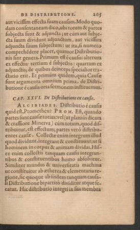 Cap. XXVI. De Distributione ex causis.