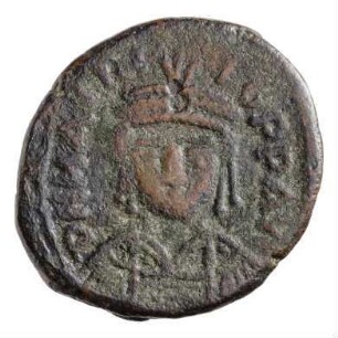 Münze, 10 Nummi, 582 - 602